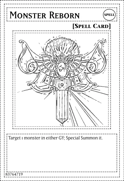 Monster reborn example